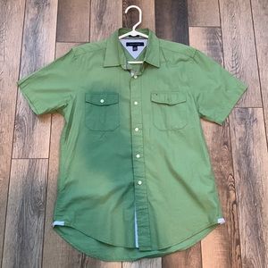 Green Tommy Hilfiger button down sz. M